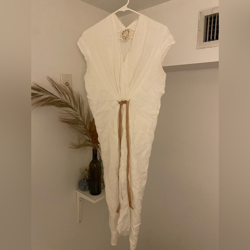 Miranda Bennett Studio Knot Dress in Linen